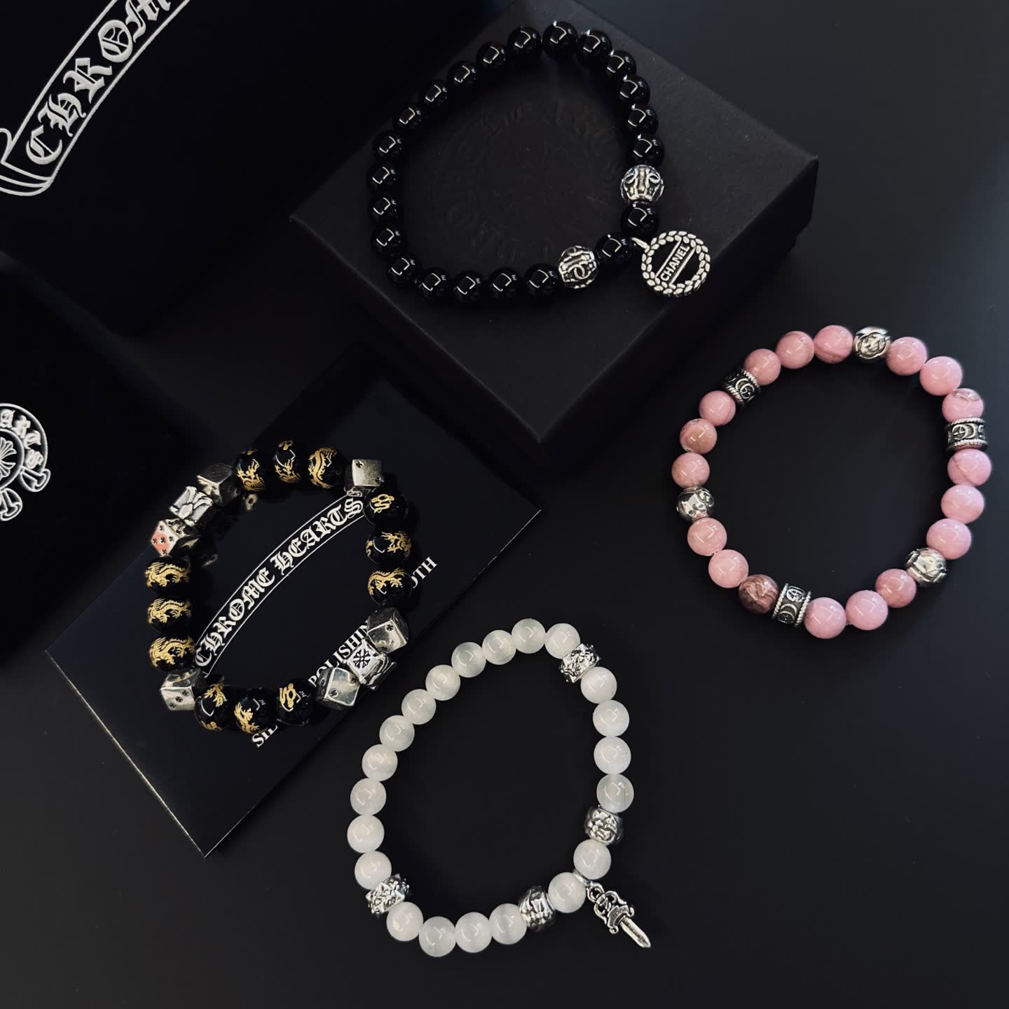 Chrome Hearts Beaded Bracelets Set